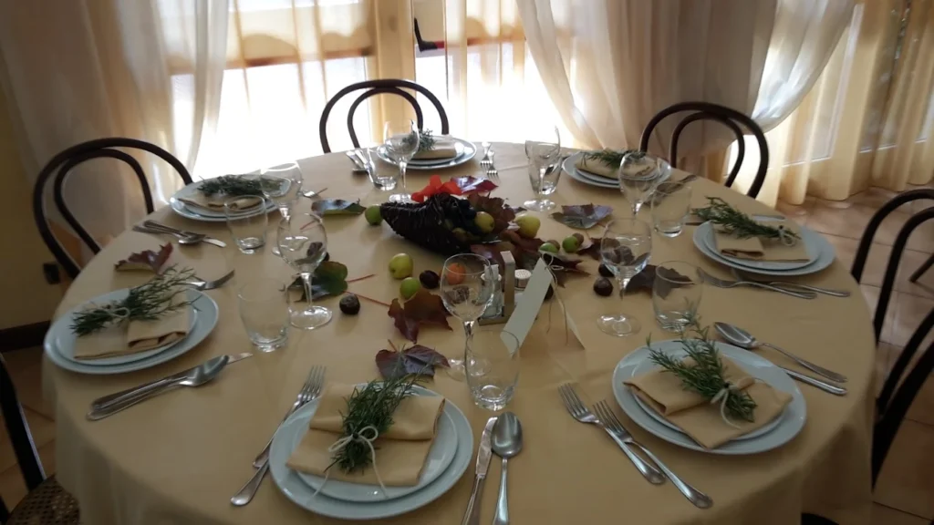 Tavola imbandita Miramonti